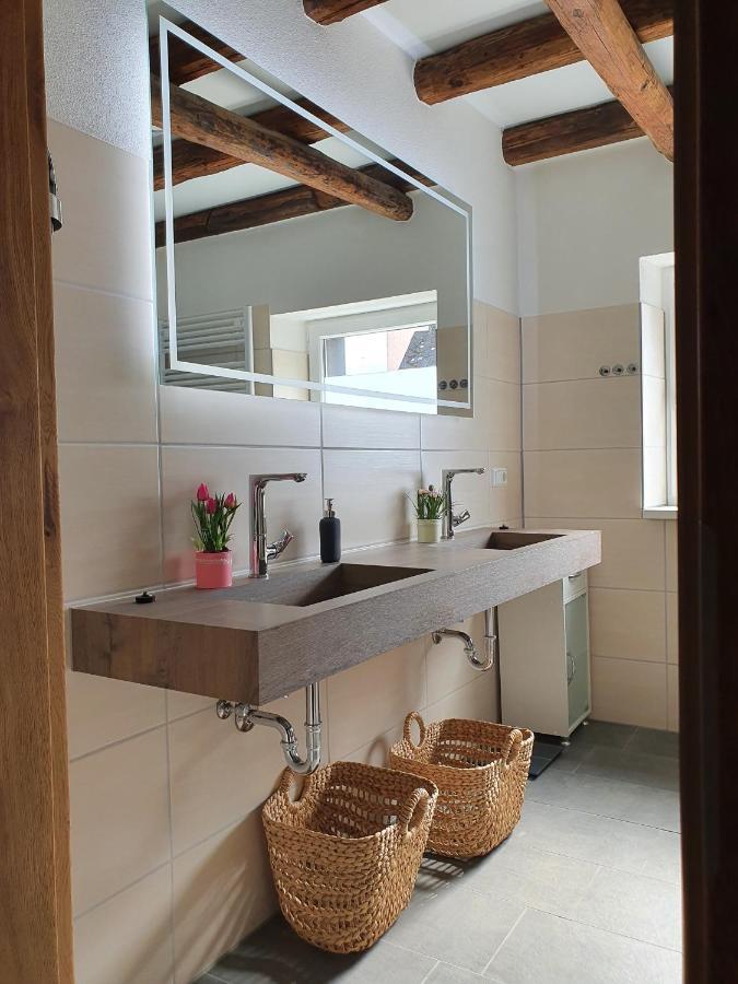 Ferienwohnung Am Fluss クロッテン エクステリア 写真